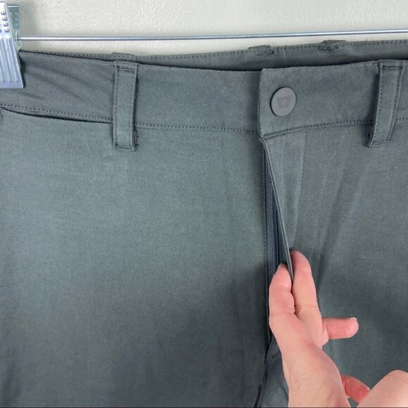 New‎ Mack Weldon Technical Chino Pants Grey Maverick Size 32 by 32 Modern Casual - Picture 8 of 16